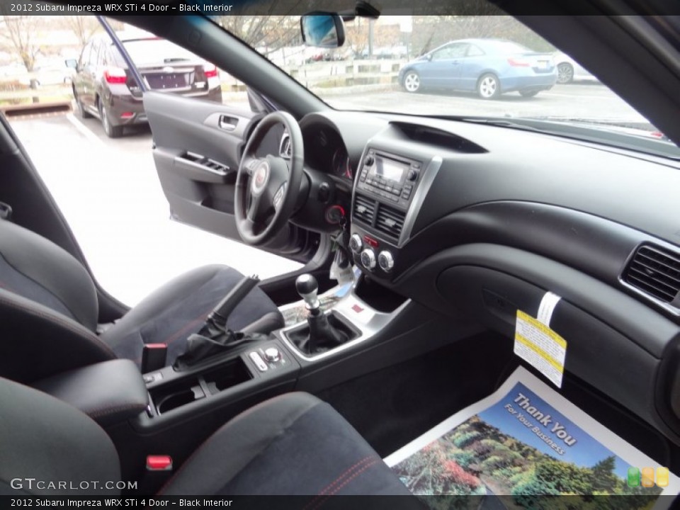 Black Interior Dashboard for the 2012 Subaru Impreza WRX STi 4 Door #73733825