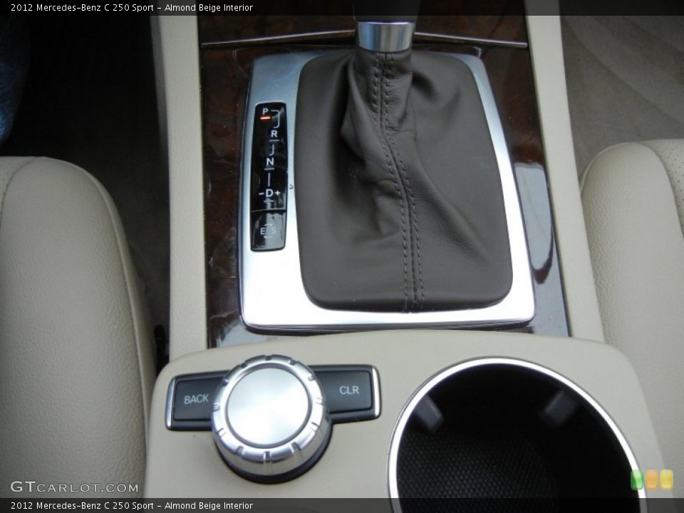 Almond Beige Interior Transmission for the 2012 Mercedes-Benz C 250 Sport #73733831