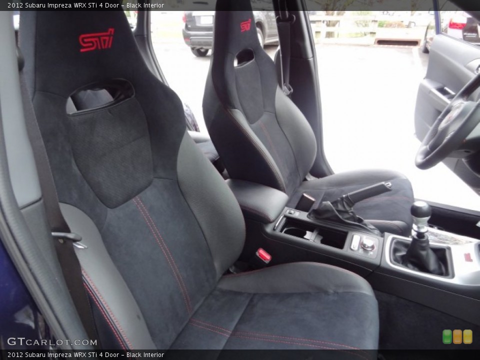 Black Interior Front Seat for the 2012 Subaru Impreza WRX STi 4 Door #73733839