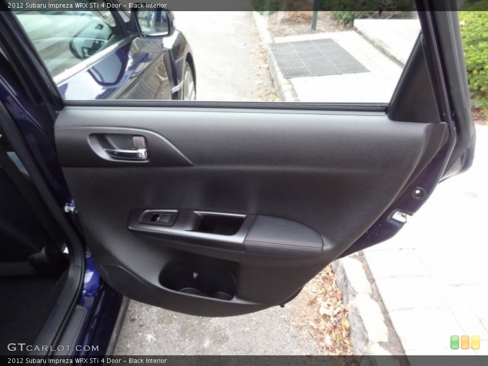 Black Interior Door Panel for the 2012 Subaru Impreza WRX STi 4 Door #73733870