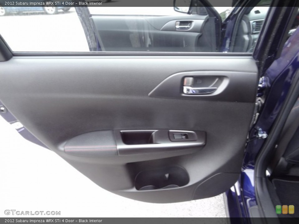 Black Interior Door Panel for the 2012 Subaru Impreza WRX STi 4 Door #73733885