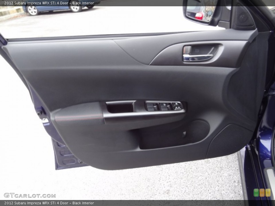 Black Interior Door Panel for the 2012 Subaru Impreza WRX STi 4 Door #73733900