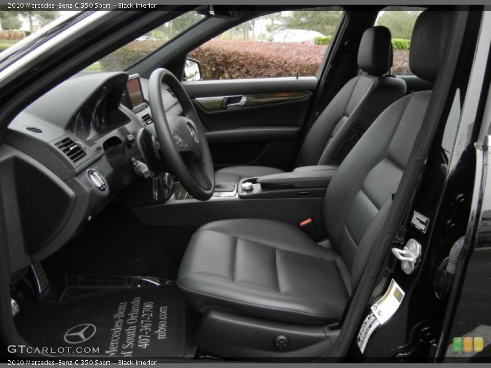 Black Interior Photo for the 2010 Mercedes-Benz C 350 Sport #73735245