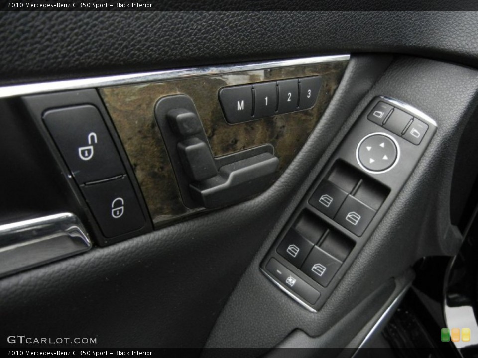 Black Interior Controls for the 2010 Mercedes-Benz C 350 Sport #73735277