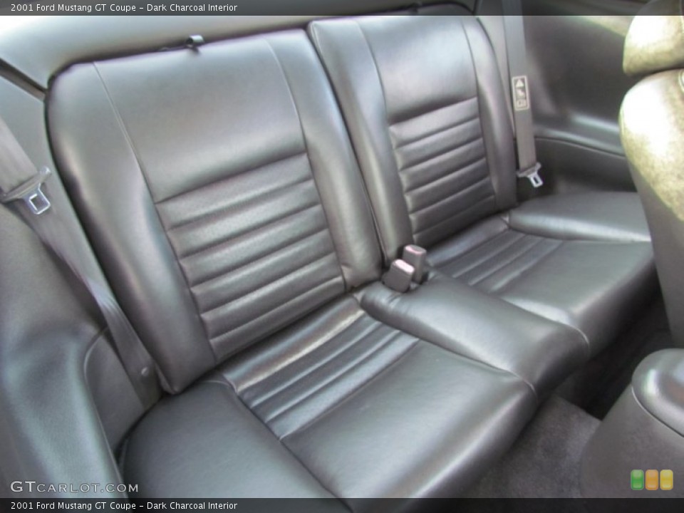 Dark Charcoal Interior Rear Seat for the 2001 Ford Mustang GT Coupe #73735373