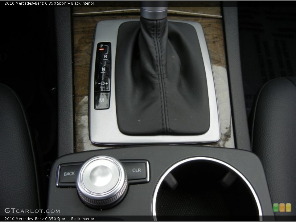 Black Interior Transmission for the 2010 Mercedes-Benz C 350 Sport #73735448