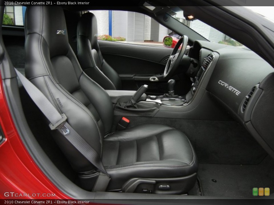 Ebony Black Interior Photo for the 2010 Chevrolet Corvette ZR1 #73735841