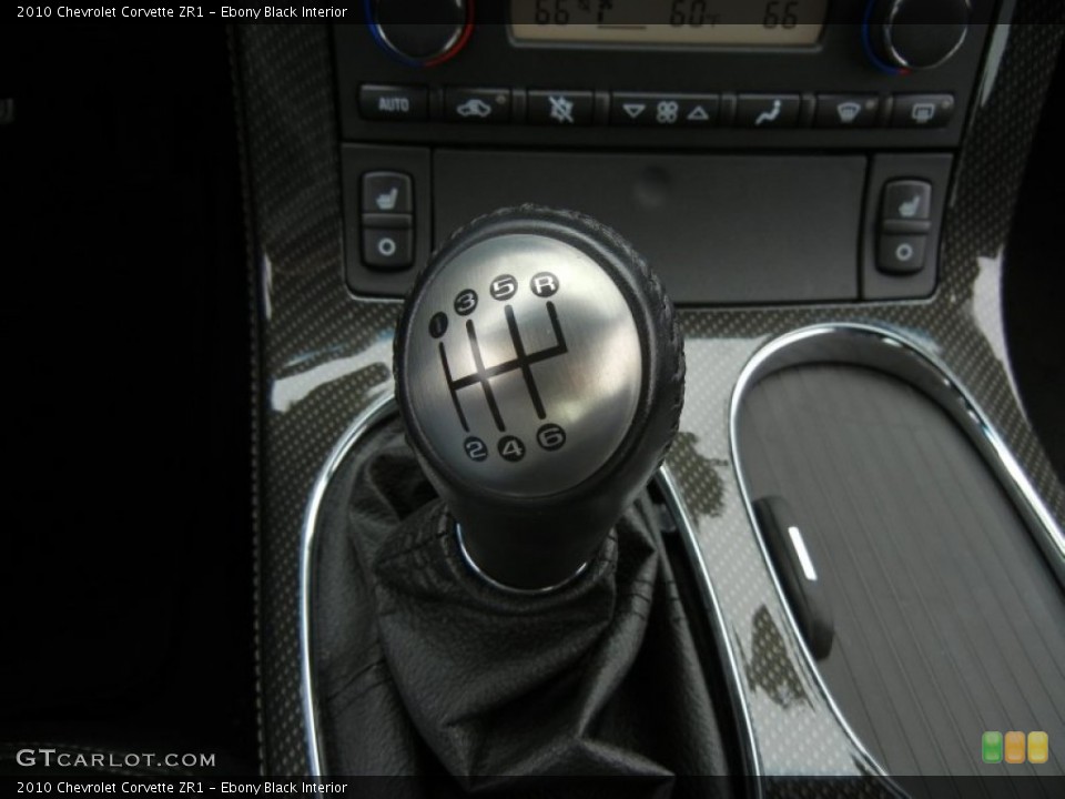Ebony Black Interior Transmission for the 2010 Chevrolet Corvette ZR1 #73735957