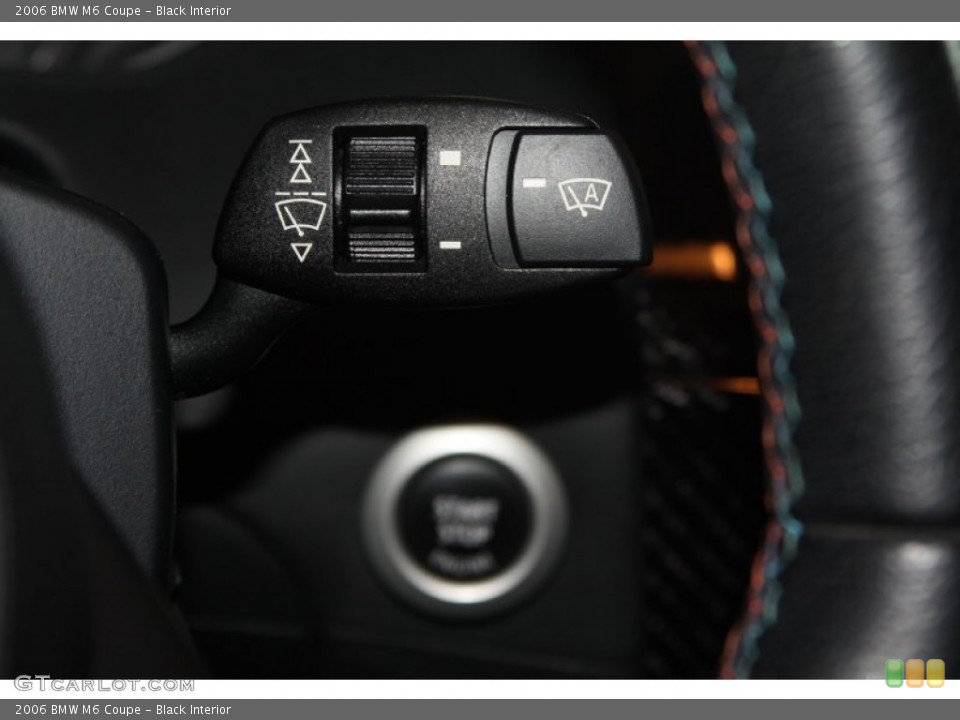 Black Interior Controls for the 2006 BMW M6 Coupe #73739162