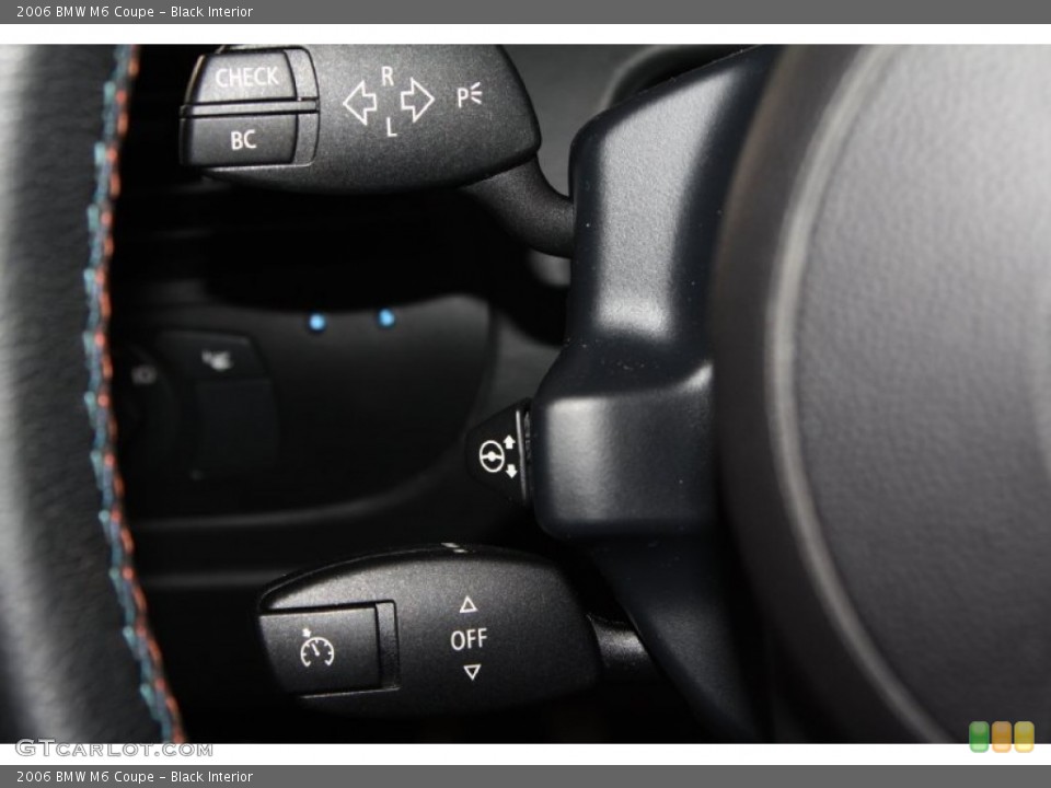 Black Interior Controls for the 2006 BMW M6 Coupe #73739177
