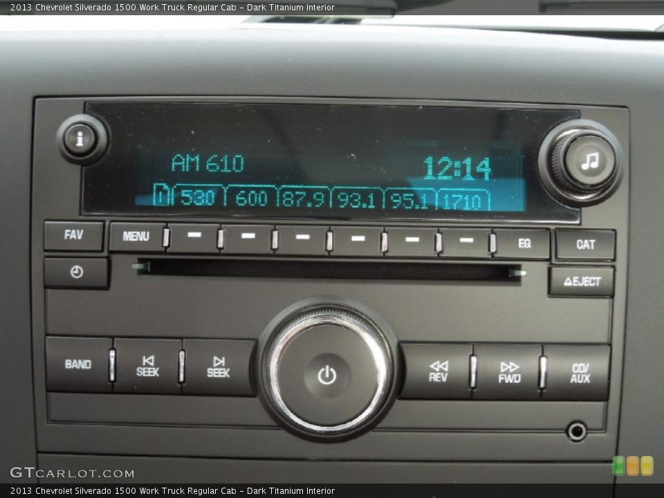 Dark Titanium Interior Audio System for the 2013 Chevrolet Silverado 1500 Work Truck Regular Cab #73741196