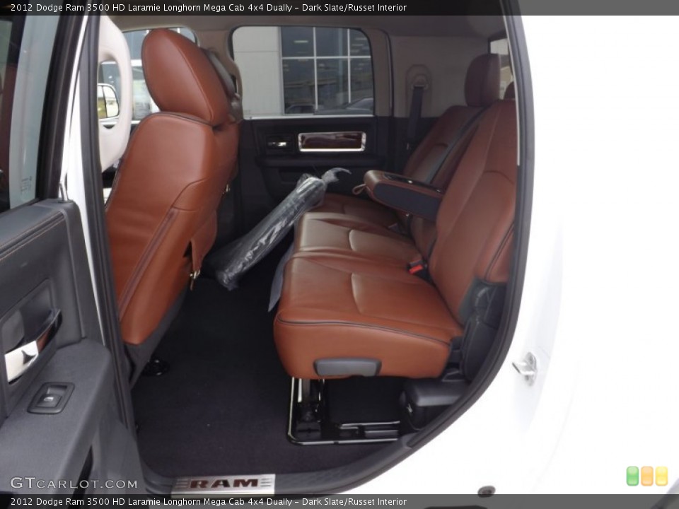 Dark Slate/Russet Interior Rear Seat for the 2012 Dodge Ram 3500 HD Laramie Longhorn Mega Cab 4x4 Dually #73741841