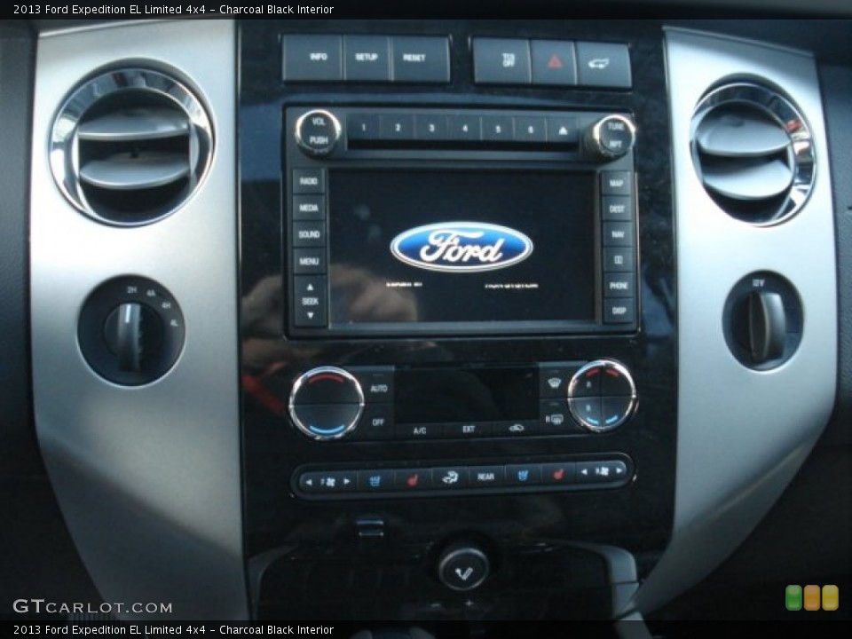 Charcoal Black Interior Controls for the 2013 Ford Expedition EL Limited 4x4 #73744358