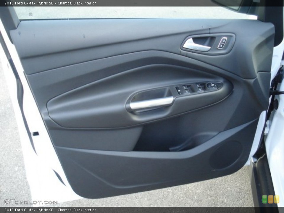 Charcoal Black Interior Door Panel for the 2013 Ford C-Max Hybrid SE #73744595