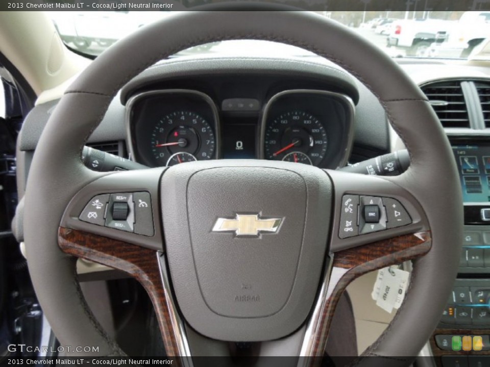 Cocoa/Light Neutral Interior Steering Wheel for the 2013 Chevrolet Malibu LT #73745384