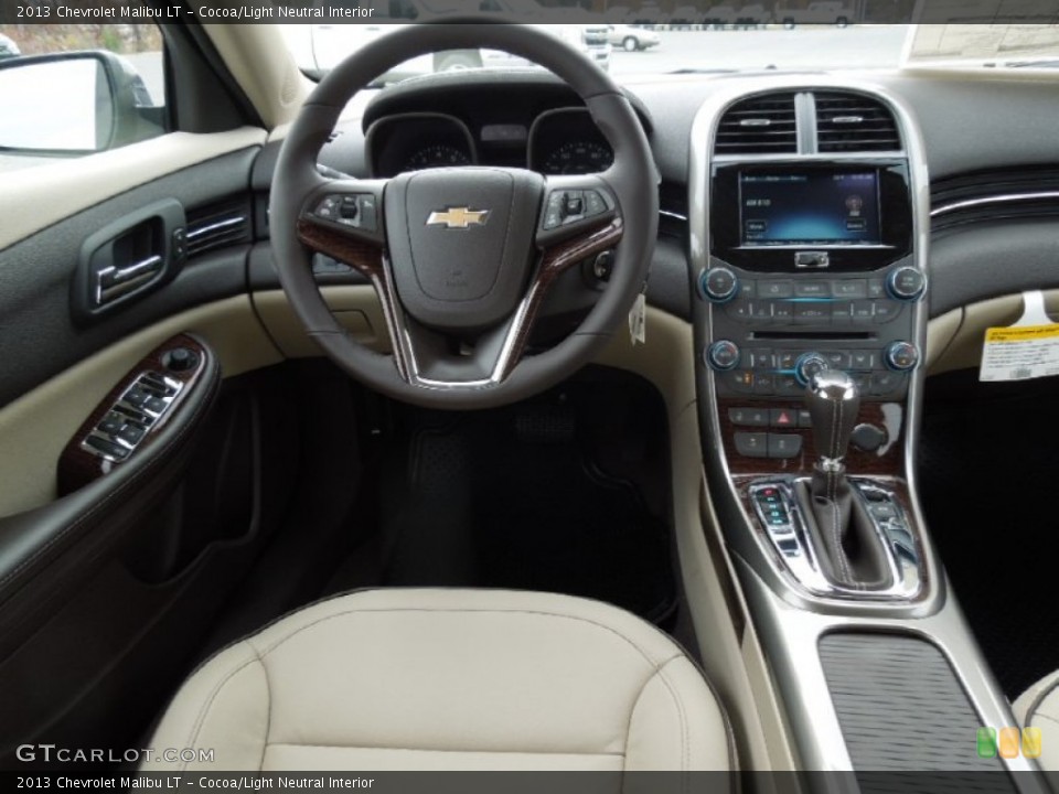 Cocoa/Light Neutral Interior Dashboard for the 2013 Chevrolet Malibu LT #73745429