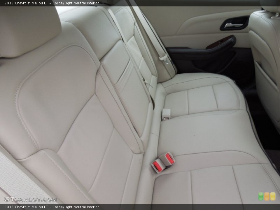 Cocoa/Light Neutral Interior Rear Seat for the 2013 Chevrolet Malibu LT #73745471