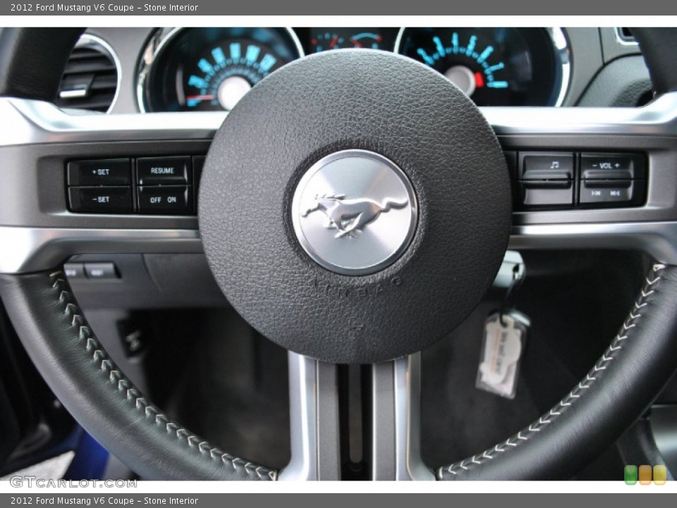 Stone Interior Controls for the 2012 Ford Mustang V6 Coupe #73746330