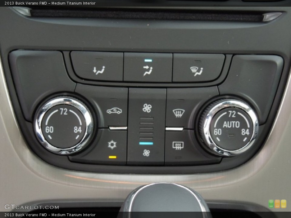 Medium Titanium Interior Controls for the 2013 Buick Verano FWD #73746777