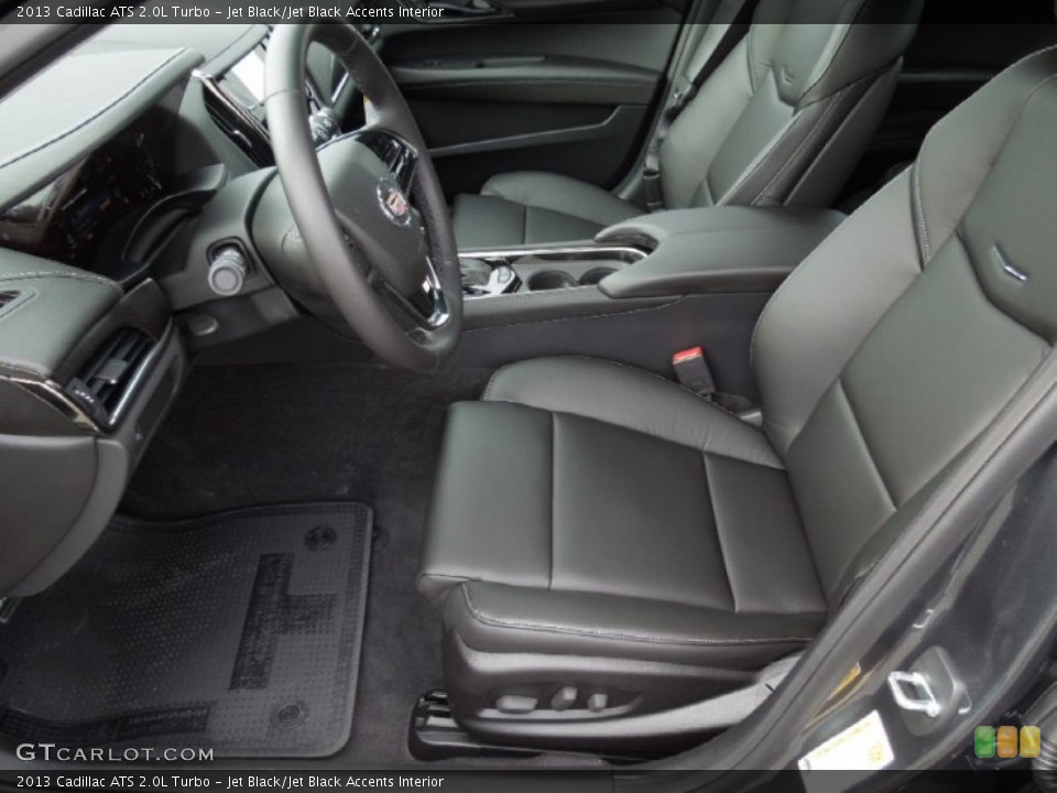 Jet Black/Jet Black Accents Interior Photo for the 2013 Cadillac ATS 2.0L Turbo #73747877