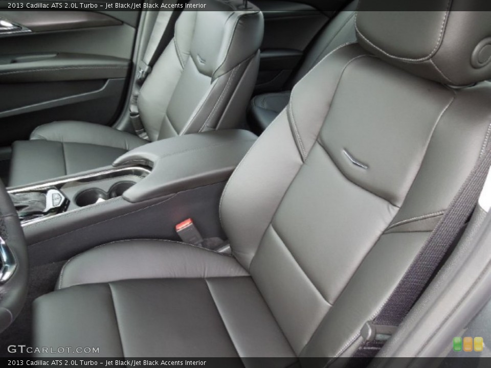 Jet Black/Jet Black Accents Interior Front Seat for the 2013 Cadillac ATS 2.0L Turbo #73747885