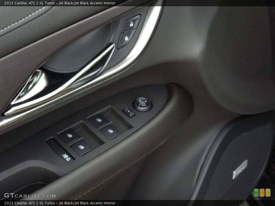 Jet Black/Jet Black Accents Interior Controls for the 2013 Cadillac ATS 2.0L Turbo #73747910