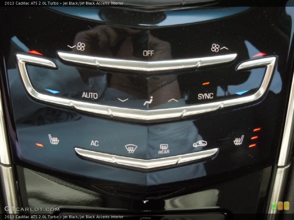 Jet Black/Jet Black Accents Interior Controls for the 2013 Cadillac ATS 2.0L Turbo #73747931