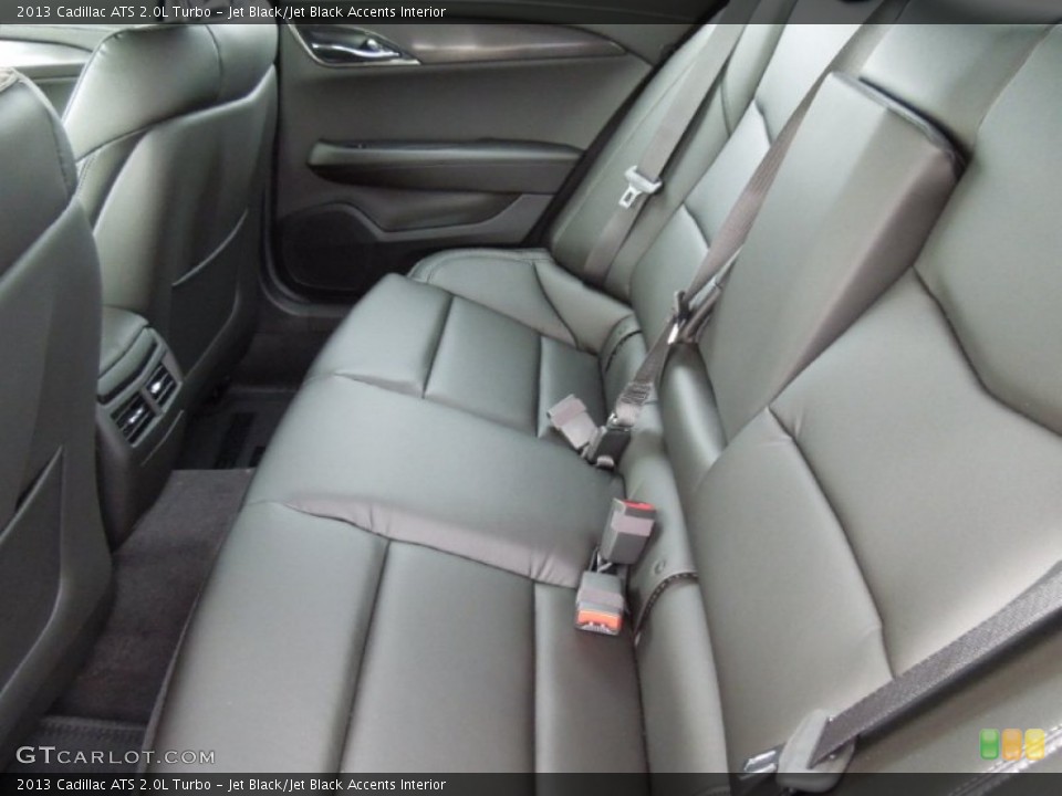 Jet Black/Jet Black Accents Interior Rear Seat for the 2013 Cadillac ATS 2.0L Turbo #73747976