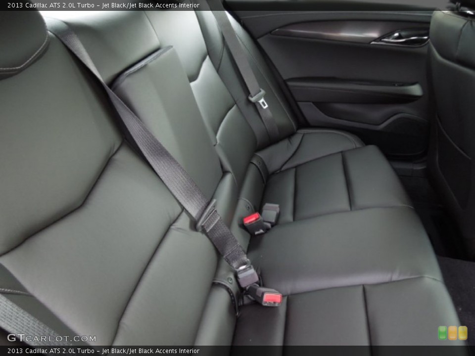 Jet Black/Jet Black Accents Interior Rear Seat for the 2013 Cadillac ATS 2.0L Turbo #73748006