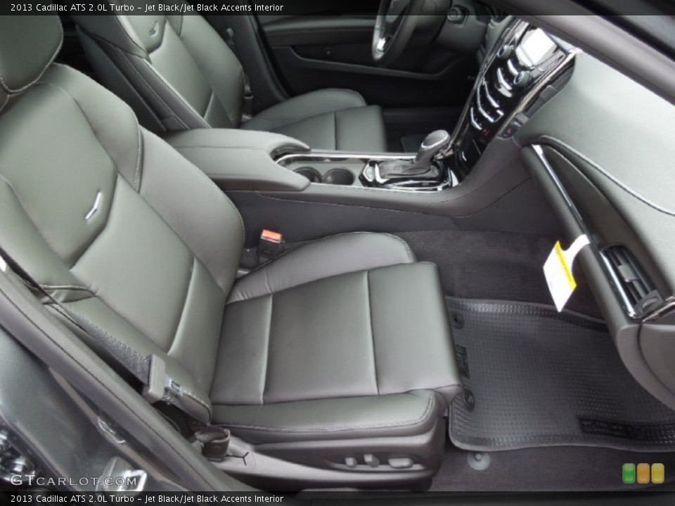 Jet Black/Jet Black Accents Interior Front Seat for the 2013 Cadillac ATS 2.0L Turbo #73748018