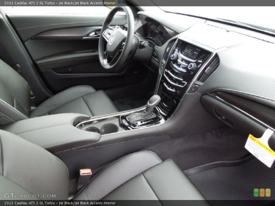 Jet Black/Jet Black Accents Interior Photo for the 2013 Cadillac ATS 2.0L Turbo #73748027