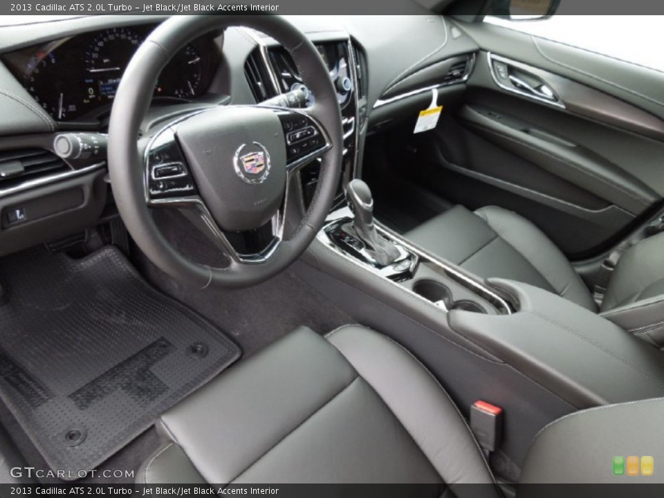 Jet Black/Jet Black Accents Interior Prime Interior for the 2013 Cadillac ATS 2.0L Turbo #73748060