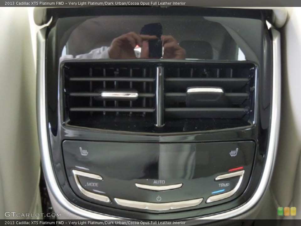 Very Light Platinum/Dark Urban/Cocoa Opus Full Leather Interior Controls for the 2013 Cadillac XTS Platinum FWD #73748917