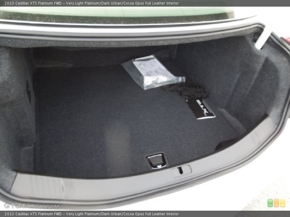 Very Light Platinum/Dark Urban/Cocoa Opus Full Leather Interior Trunk for the 2013 Cadillac XTS Platinum FWD #73748923