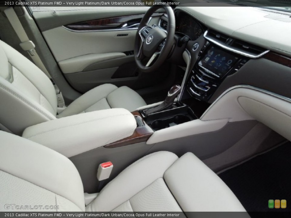 Very Light Platinum/Dark Urban/Cocoa Opus Full Leather Interior Photo for the 2013 Cadillac XTS Platinum FWD #73748940