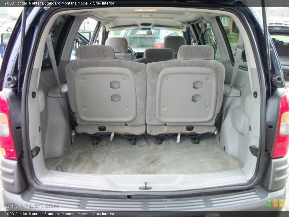 Gray Interior Trunk for the 2003 Pontiac Montana  #73751379