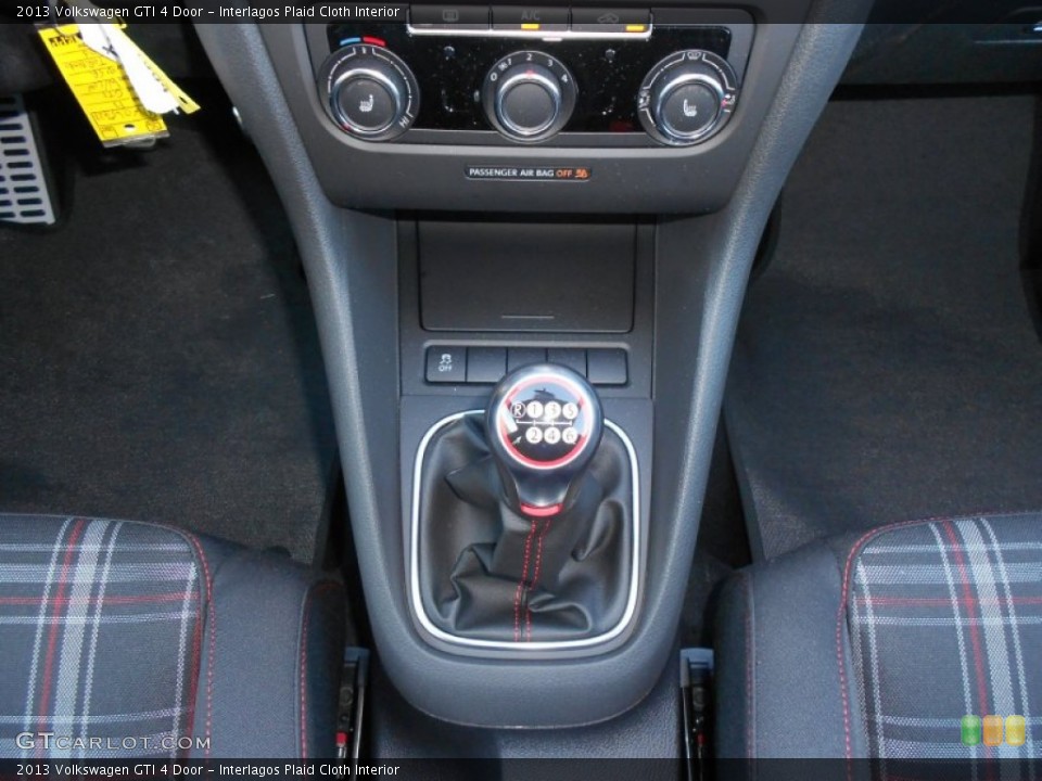 Interlagos Plaid Cloth Interior Transmission for the 2013 Volkswagen GTI 4 Door #73754429