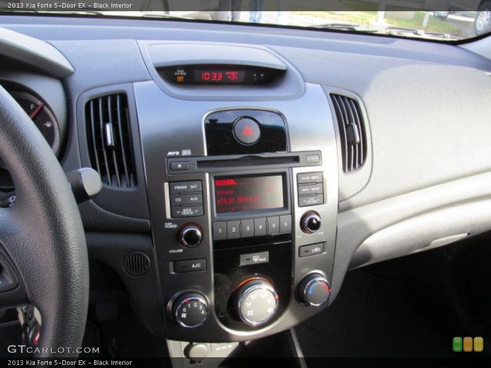 Black Interior Controls for the 2013 Kia Forte 5-Door EX #73754896