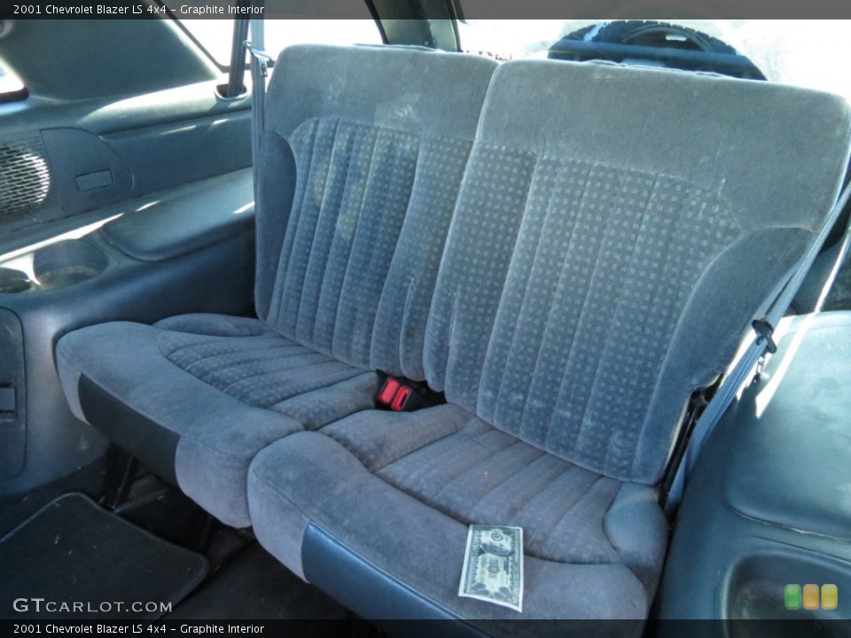 Graphite Interior Rear Seat For The 2001 Chevrolet Blazer Ls