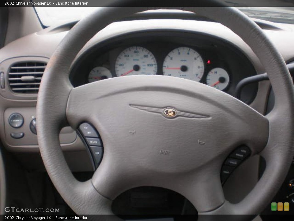 Sandstone Interior Steering Wheel for the 2002 Chrysler Voyager LX #73755049
