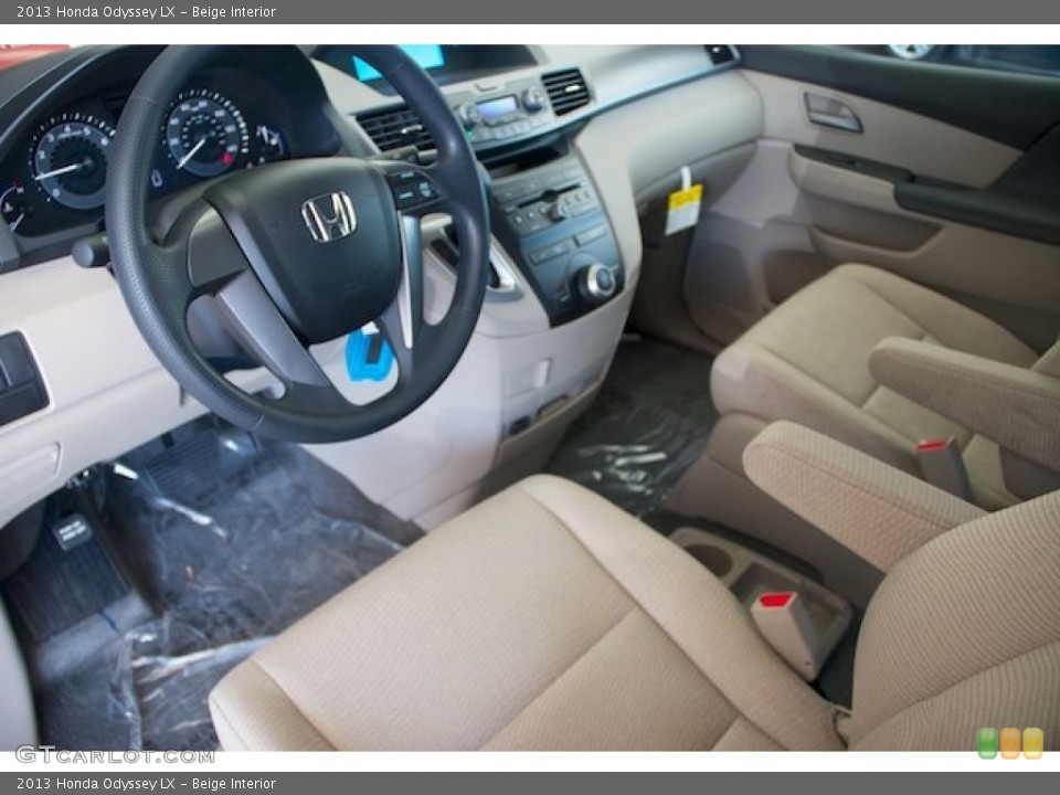 Beige Interior Prime Interior for the 2013 Honda Odyssey LX #73755228