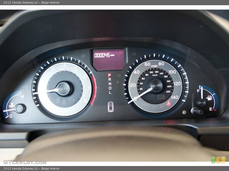 Beige Interior Gauges for the 2013 Honda Odyssey LX #73755408