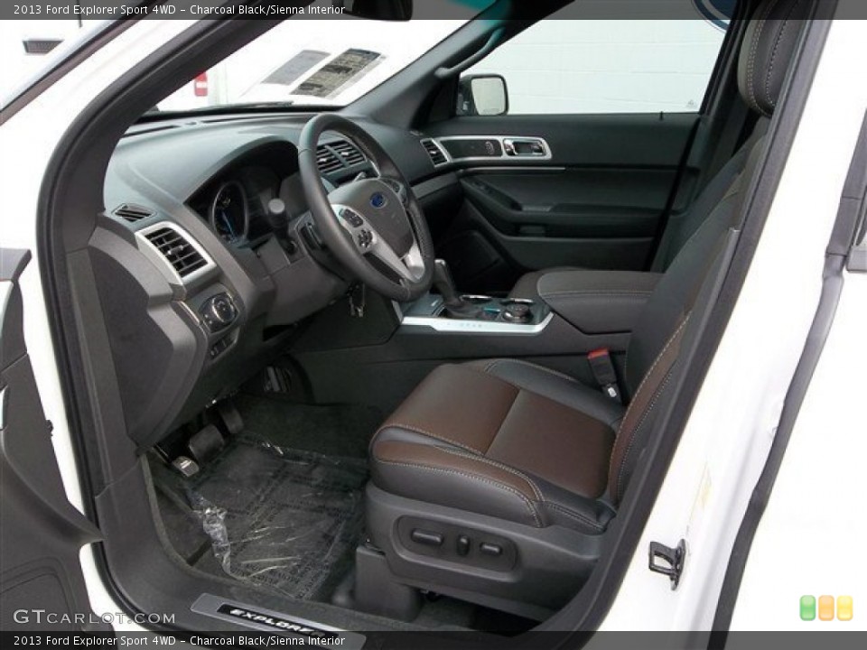 Charcoal Black/Sienna Interior Photo for the 2013 Ford Explorer Sport 4WD #73755518