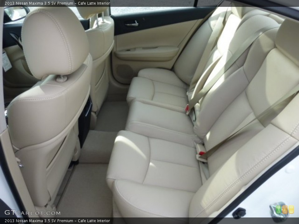 Cafe Latte Interior Rear Seat for the 2013 Nissan Maxima 3.5 SV Premium #73755848