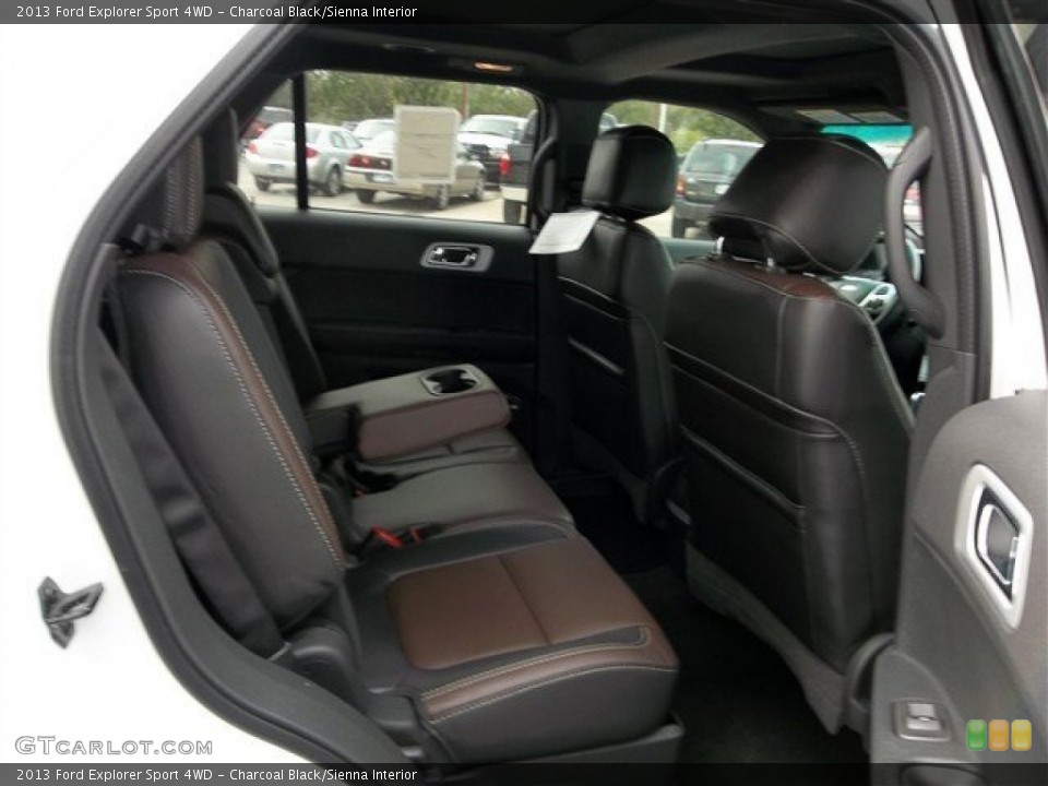 Charcoal Black/Sienna Interior Rear Seat for the 2013 Ford Explorer Sport 4WD #73755938