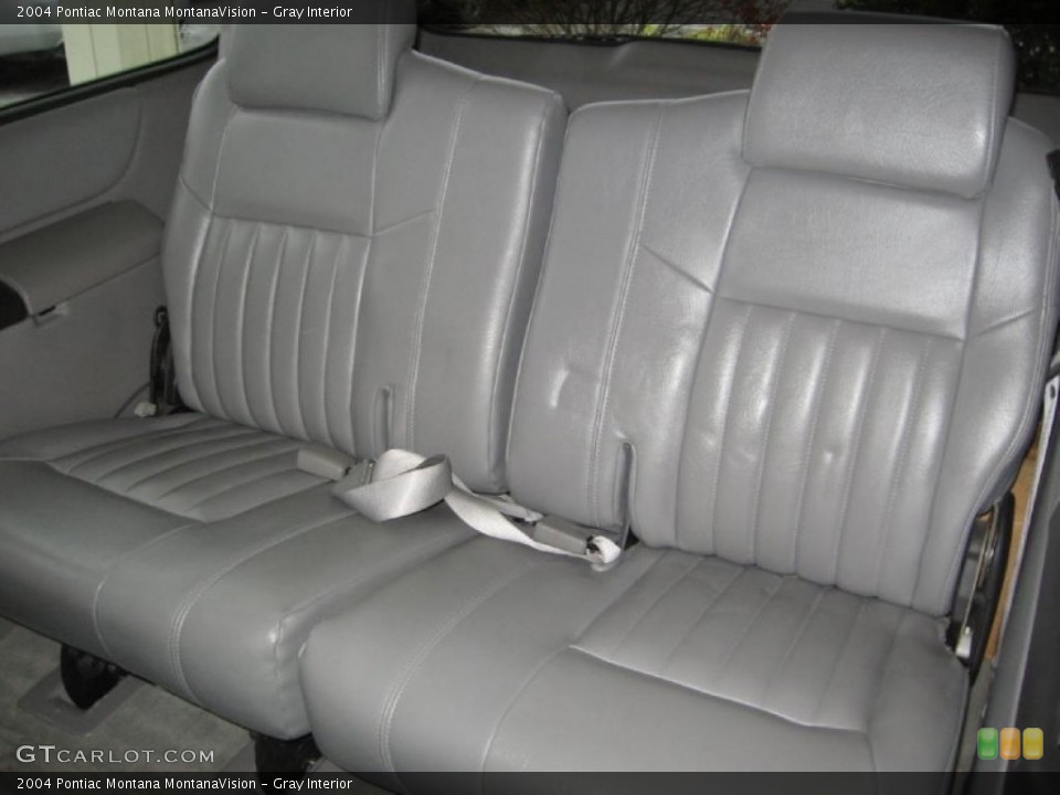Gray Interior Rear Seat for the 2004 Pontiac Montana MontanaVision #73756210