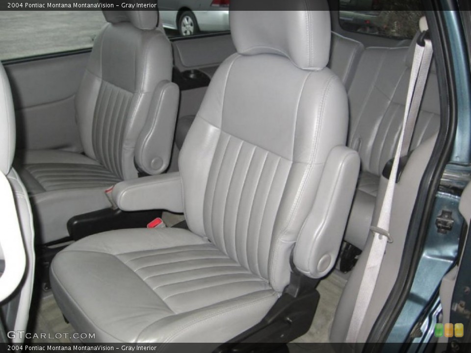 Gray Interior Rear Seat for the 2004 Pontiac Montana MontanaVision #73756258