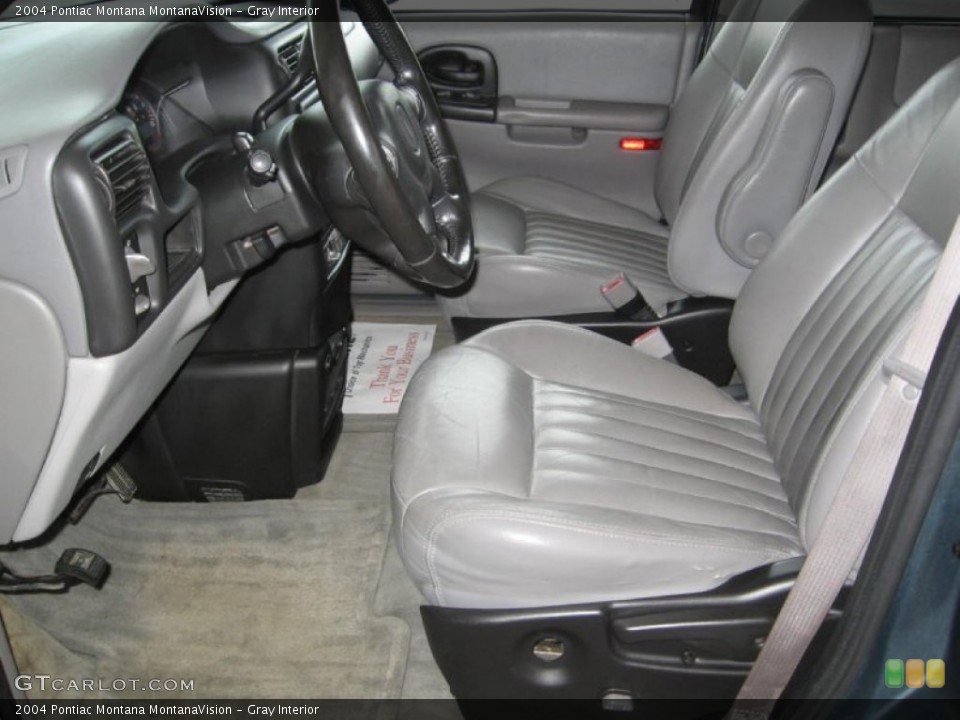 Gray Interior Photo for the 2004 Pontiac Montana MontanaVision #73756277