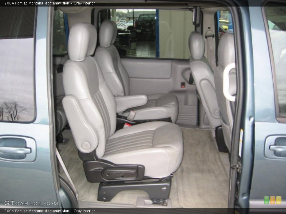 Gray Interior Rear Seat for the 2004 Pontiac Montana MontanaVision #73756361