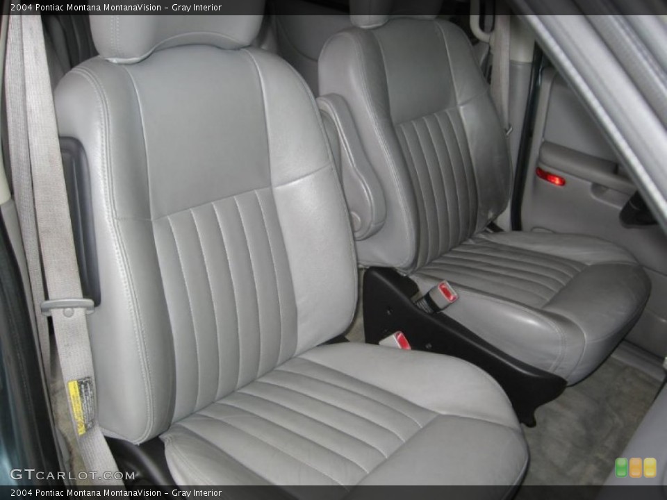 Gray Interior Front Seat for the 2004 Pontiac Montana MontanaVision #73756402